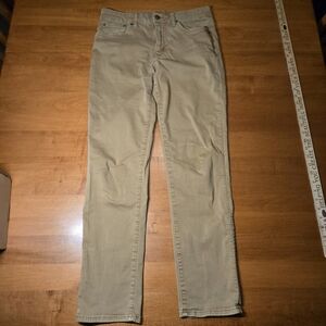 American Eagle Outfitters Beige Straight Leg Jeans